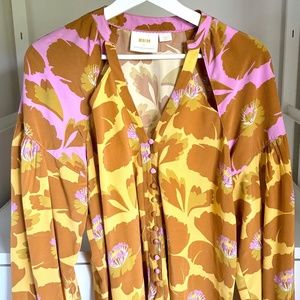 Maeve by Anthropogie Silk Blouse